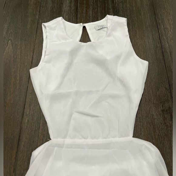 TOBI white open back dress XS - Picture 4 of 9